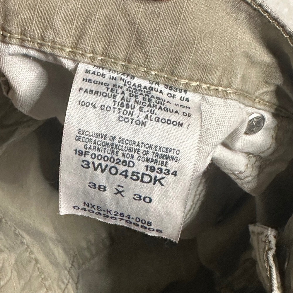 Wrangler Riggs Workwear Mens 38x30 Beige Ripstop Carpenter Pants Relaxed Utility - Picture 7 of 11